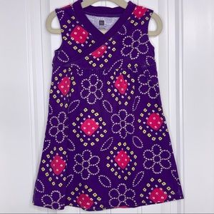 Tea Collection Purple Wrap Dress size 3t